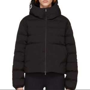 Moncler Anwar matte black puffer jacket coat size 1